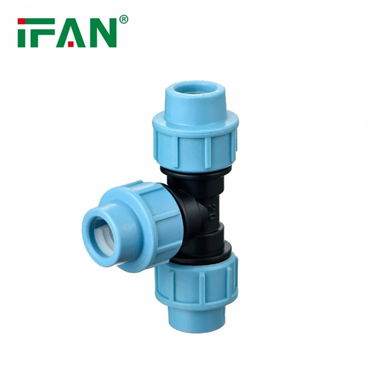 PP Compression Fitting Tee
